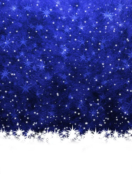 Abstract Christmas background with snowflakes frame — Stock Photo, Image