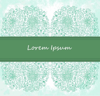 süslü bir çerçeve. Vintage design