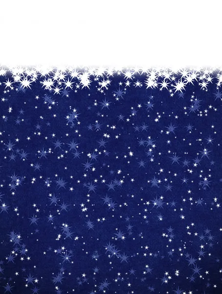 Fond abstrait de Noël avec cadre de flocons de neige — Photo