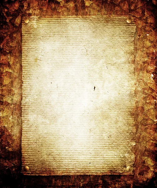 Alte Papierstruktur mit Platz für Text oder Bild — Stockfoto