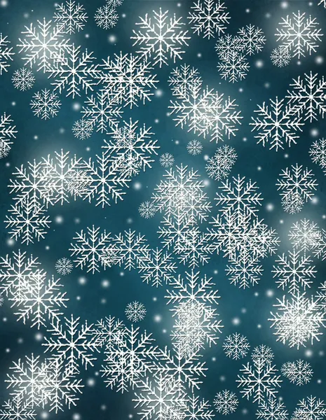 Zimowe abstrakcyjne tło — Zdjęcie stockowe