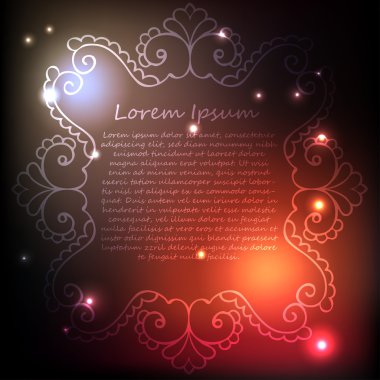 Renkli süs arkaplanı