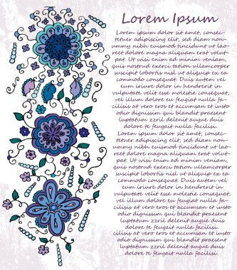 süslü vektör çerçeve (bej bağbozumu hitap)