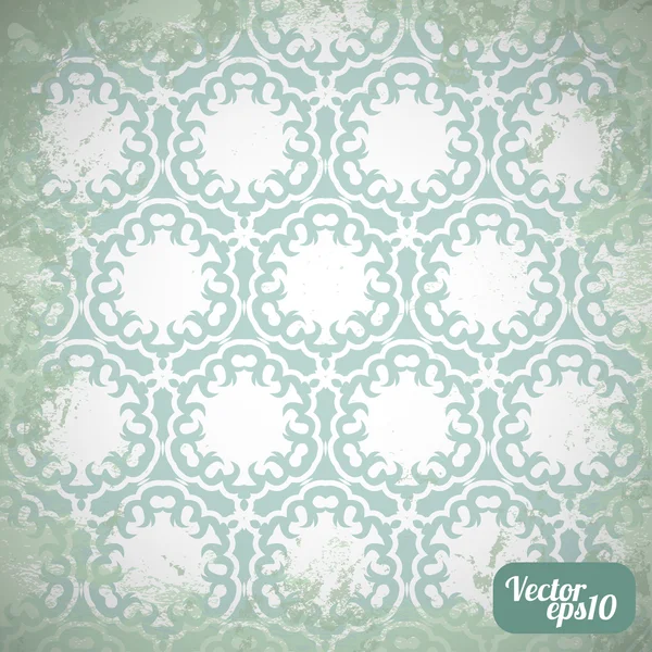 Papel pintado de damasco (ornamento clásico ) — Vector de stock