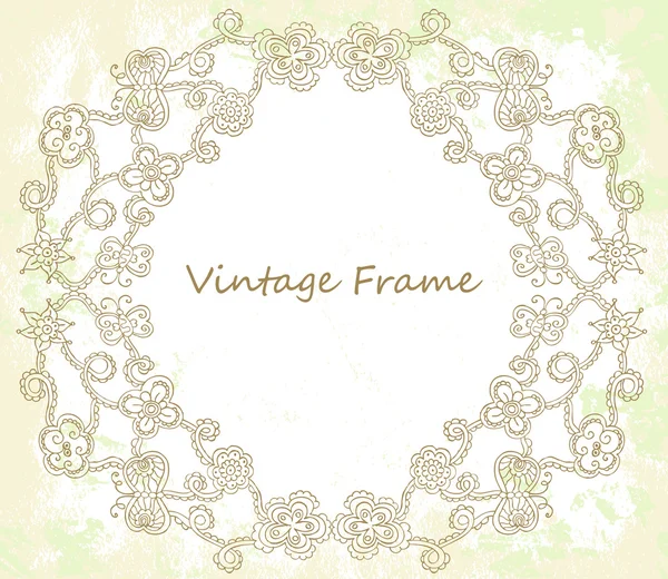 Ornate vector frame — Stock Vector