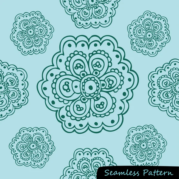 Stylish floral vector pattern — Stock Vector