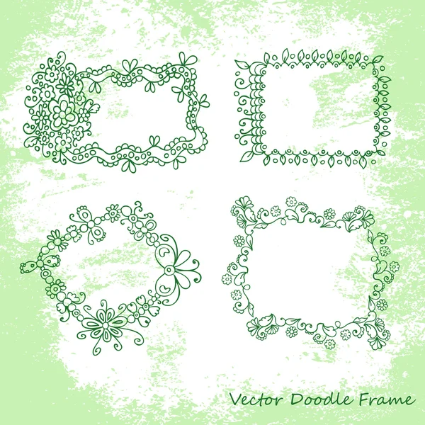 Set of ornate vector frames — Stock Vector