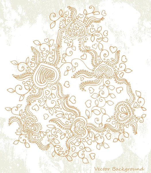 Ornamental vector background — Stock Vector