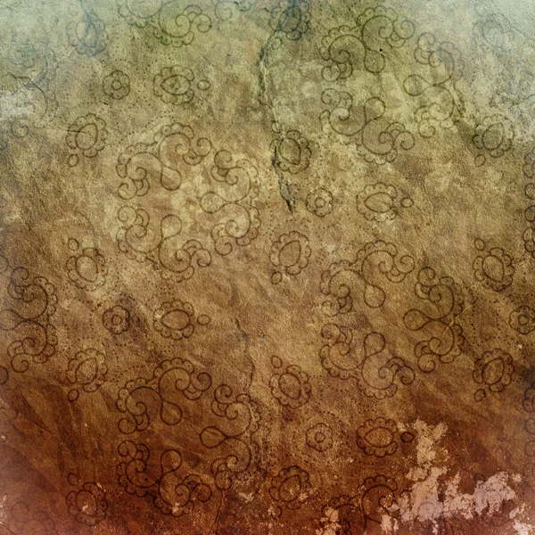 ダマスク織壁紙 (古典的な飾り) — ストック写真