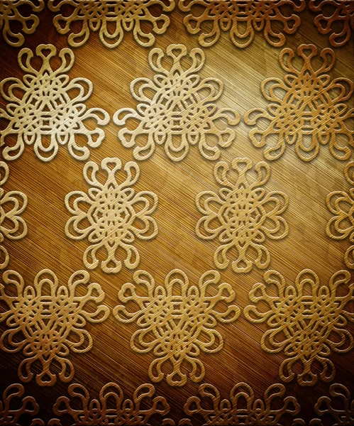 Metal carved card. — Stock Photo, Image