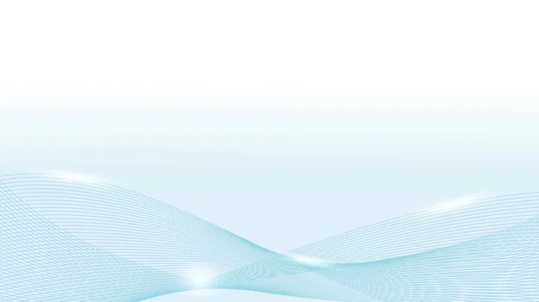 Soyut açık mavi kıvrımlı dalgalı çizgiler. Eğimli dalgalı çizgilerin vektör çizimi..