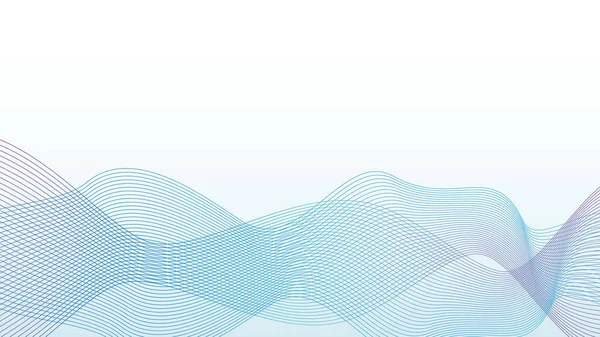 Soyut Donanma mavi çizgi eğrisi, açık mavi gradyan üzerinde vektör çizimi.