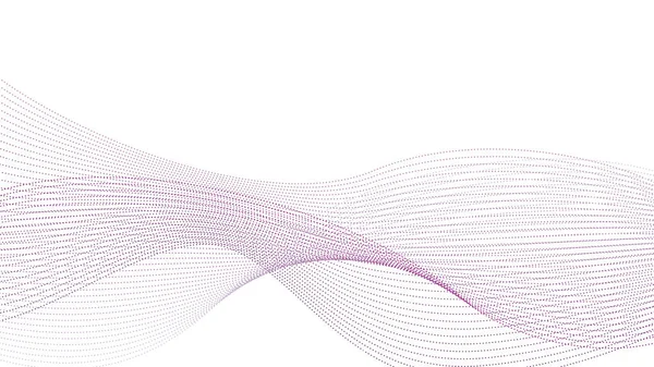 Kırmızı-mor kesikli eğri, beyaz arkaplanda vektör çizimi.