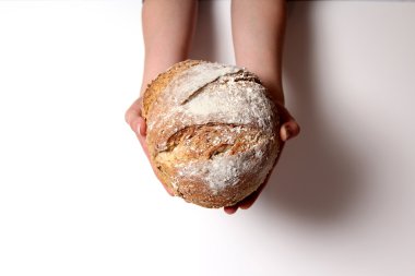 ekmek, beyaz eller tarafından düzenlenen