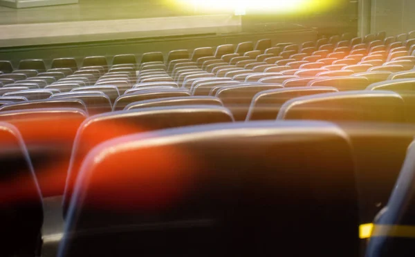 Kursi Teater Kosong Tanpa Penonton — Stok Foto