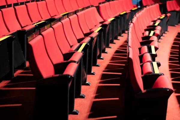 Covid Measures Theatre Seats — Stock Photo, Image