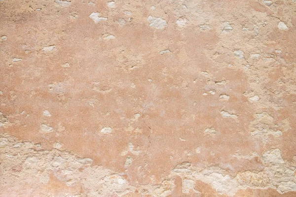 Pared Estuco Naranja Con Piedras Viejas Detrás — Foto de Stock