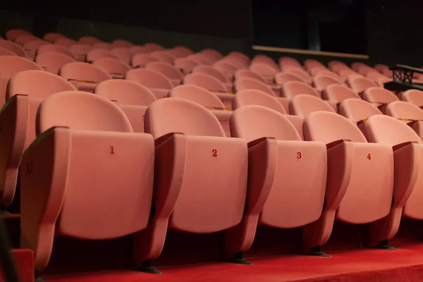 Empty Theatre Seats Audience — Stock Photo, Image