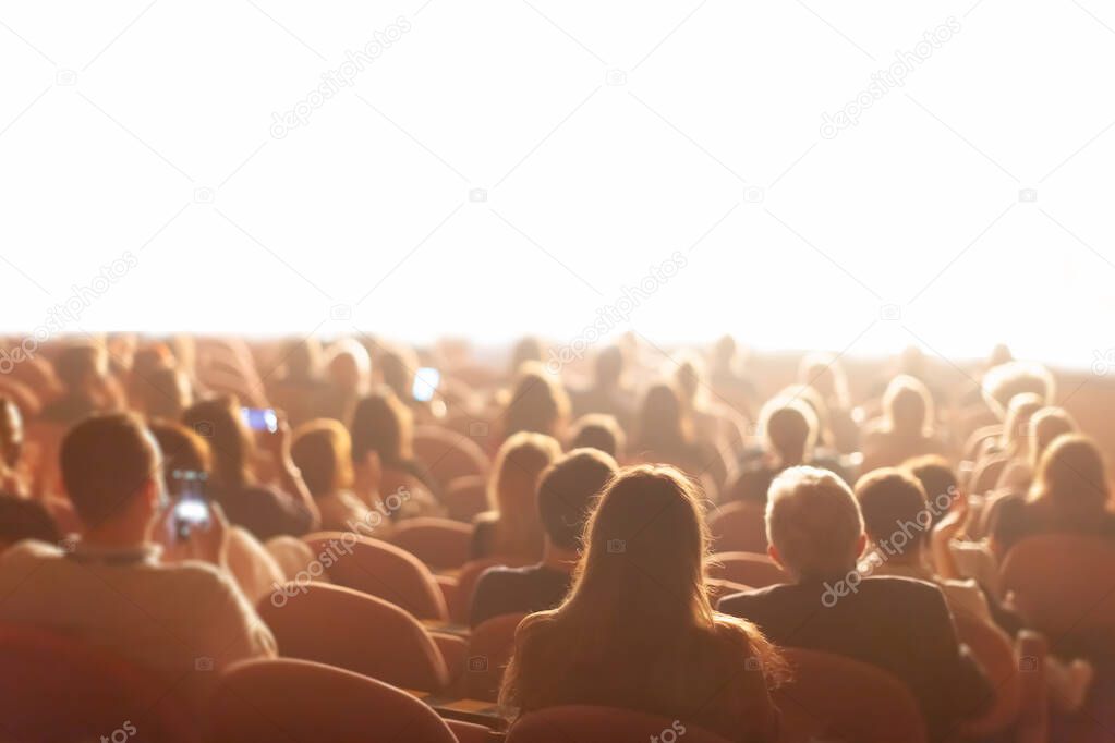 audience at the theater play