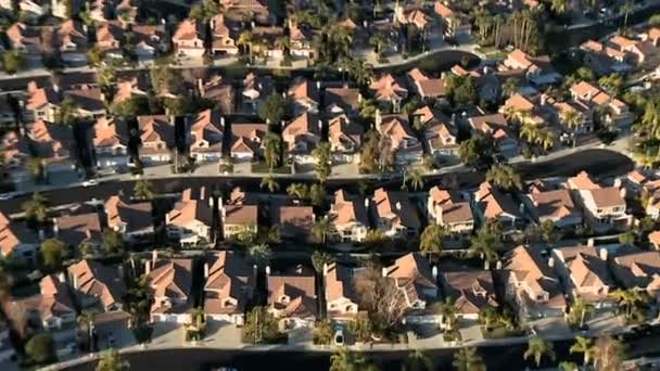 Vista aérea de la autopista de Los Ángeles, autopista — Vídeos de Stock