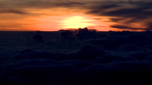 Maui Coucher de soleil Nuages — Video