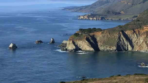 Big sur - kalifornische Küste — Stockvideo