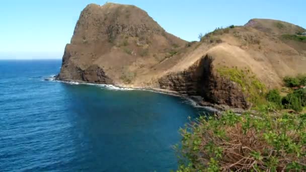 Tropické havajské bay - tilt shift — Stock video