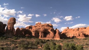 zaman sukut kaya oluşumları arches Ulusal Parkı