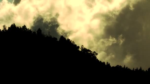 Гора хмари — стокове відео