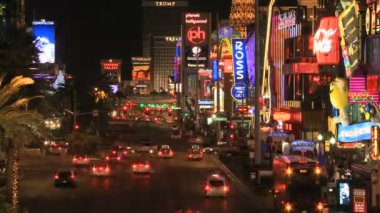 las vegas strip neon zaman sukut