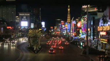 las vegas strip neon zaman sukut
