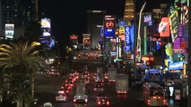las vegas strip neon zaman sukut