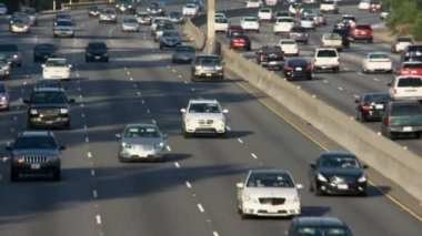 los Angeles'ta ağır trafik Shift tilt