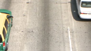 los Angeles'ta ağır trafik Shift tilt