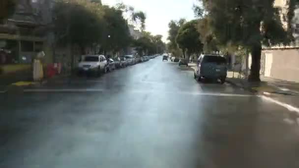 San francisco - zaman atlamalı sokaklarında Sürüş — Stok video