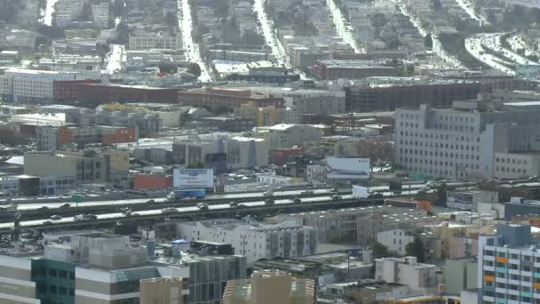 San Francisco Verkehr - Zeitraffer — Stockvideo