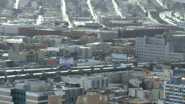 San francisco verkeer - time-lapse — Stockvideo