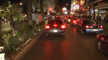 zaman atlamalı bir las vegas kavşak trafik