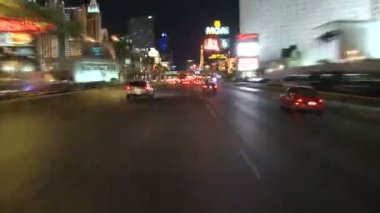zaman atlamalı bir las vegas kavşak trafik