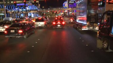 zaman atlamalı bir las vegas kavşak trafik