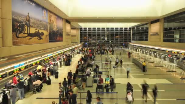 Aeroporto Internacional de LAX - Time Lapse , — Vídeo de Stock