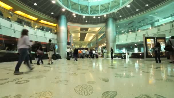 LAX nemzetközi repülőtér - idő telik el, — Stock videók