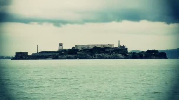 Alcatraz Prison San Francisco — Stockvideo