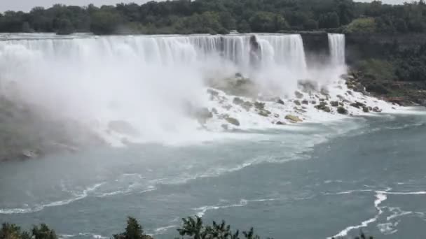 Niagara falls zaman atlamalı — Stok video