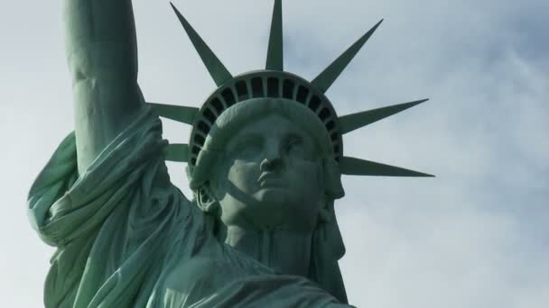 Statua della Libertà Time Lapse — Video Stock