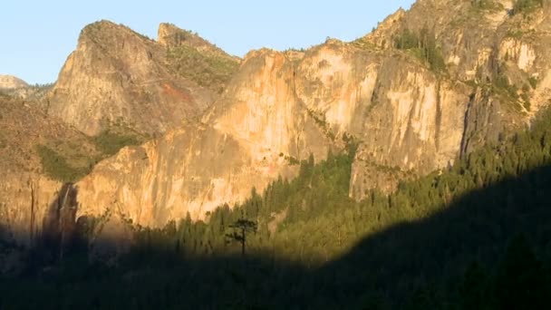 Upływ czasu natura Yosemite — Wideo stockowe