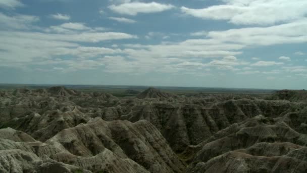 Badlands Національний парк — стокове відео