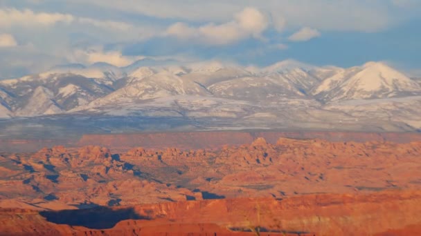 Time Lapse del tramonto nello Utah — Video Stock