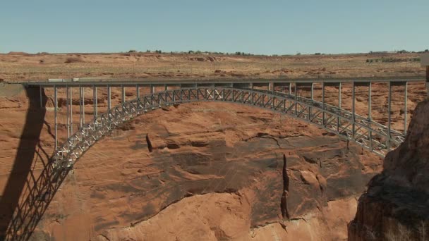 Tiempo de lapso del puente — Vídeo de stock