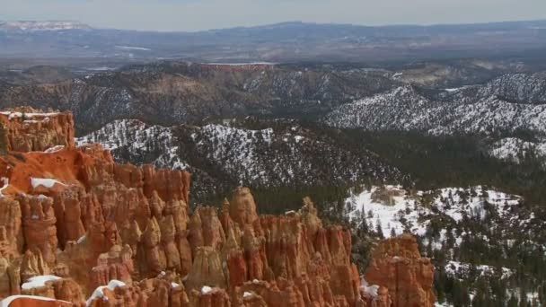 Padella terra di Bryce canyon — Video Stock